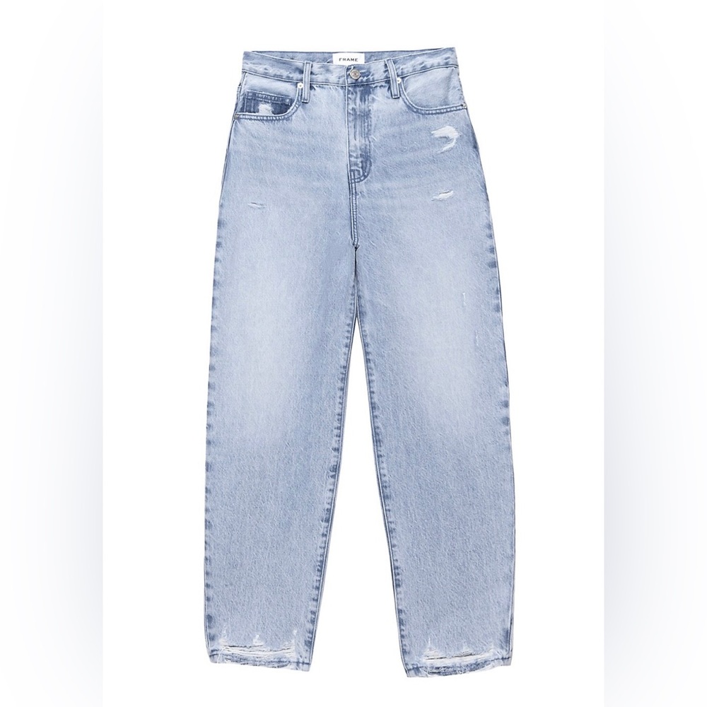 FRAME - Ultra High Barrel Ankle Wide Leg Jeans